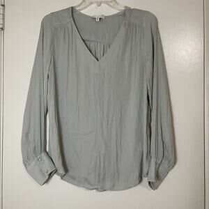 NWOT ANTHROPOLOGIE MAISON d’AMELIE BLOUSE LIGHT SAGE GREEN SIZE SMALL